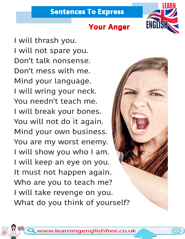 Image of people expressing anger and frustration, illustrating useful English phrases for conveying strong emotions.