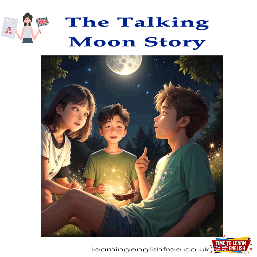 A whimsical story about Luna, the Talking Moon, who shares captivating bedtime stories with the children of Starhaven, inspiring them with tales of adventure and imagination.