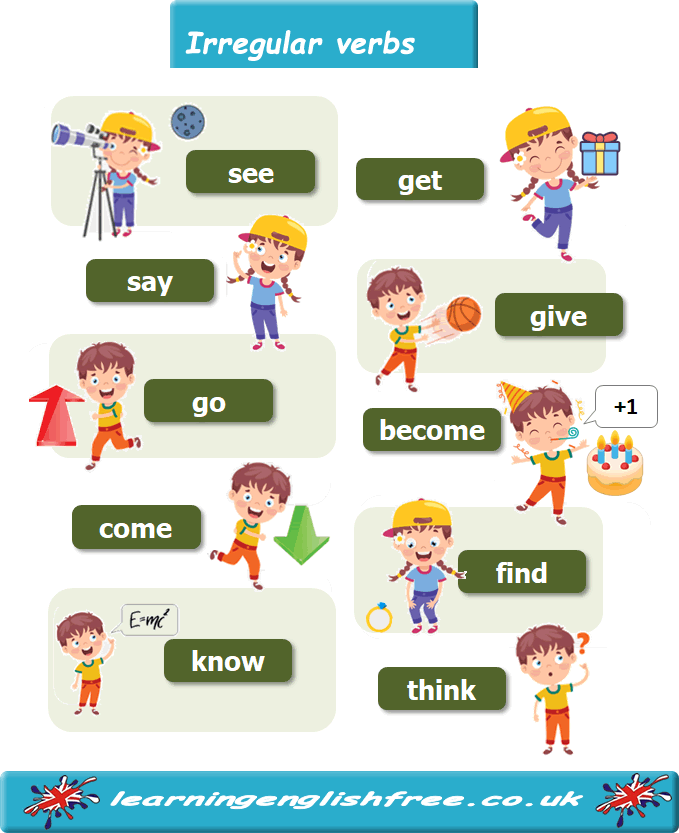 what are irregular verbs in english